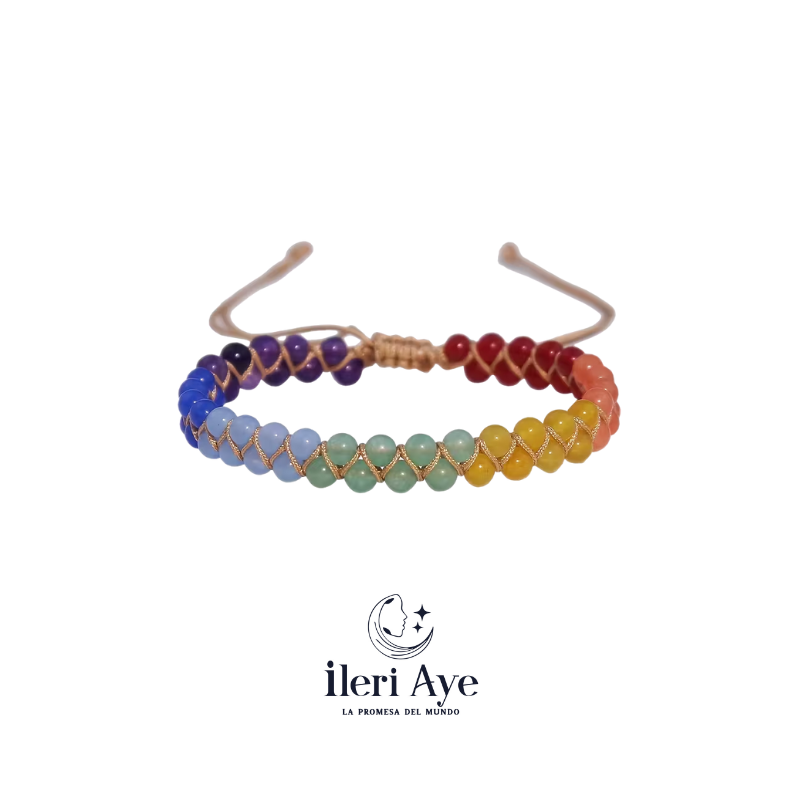 pulsera chackras ajustable