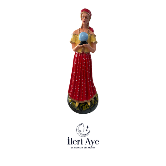 figura gitana roja 24"