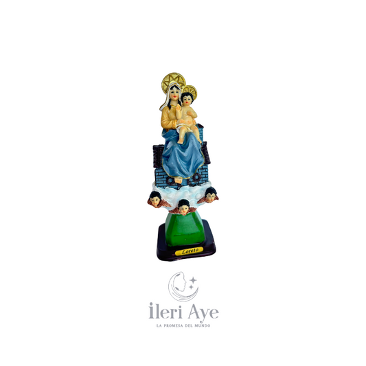 Figura Espiritual de la Virgen de Loreto en Resina | Imagen Religiosa de Protección y Devoción
