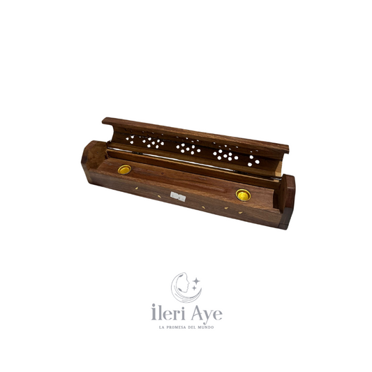 Inciense holder madera