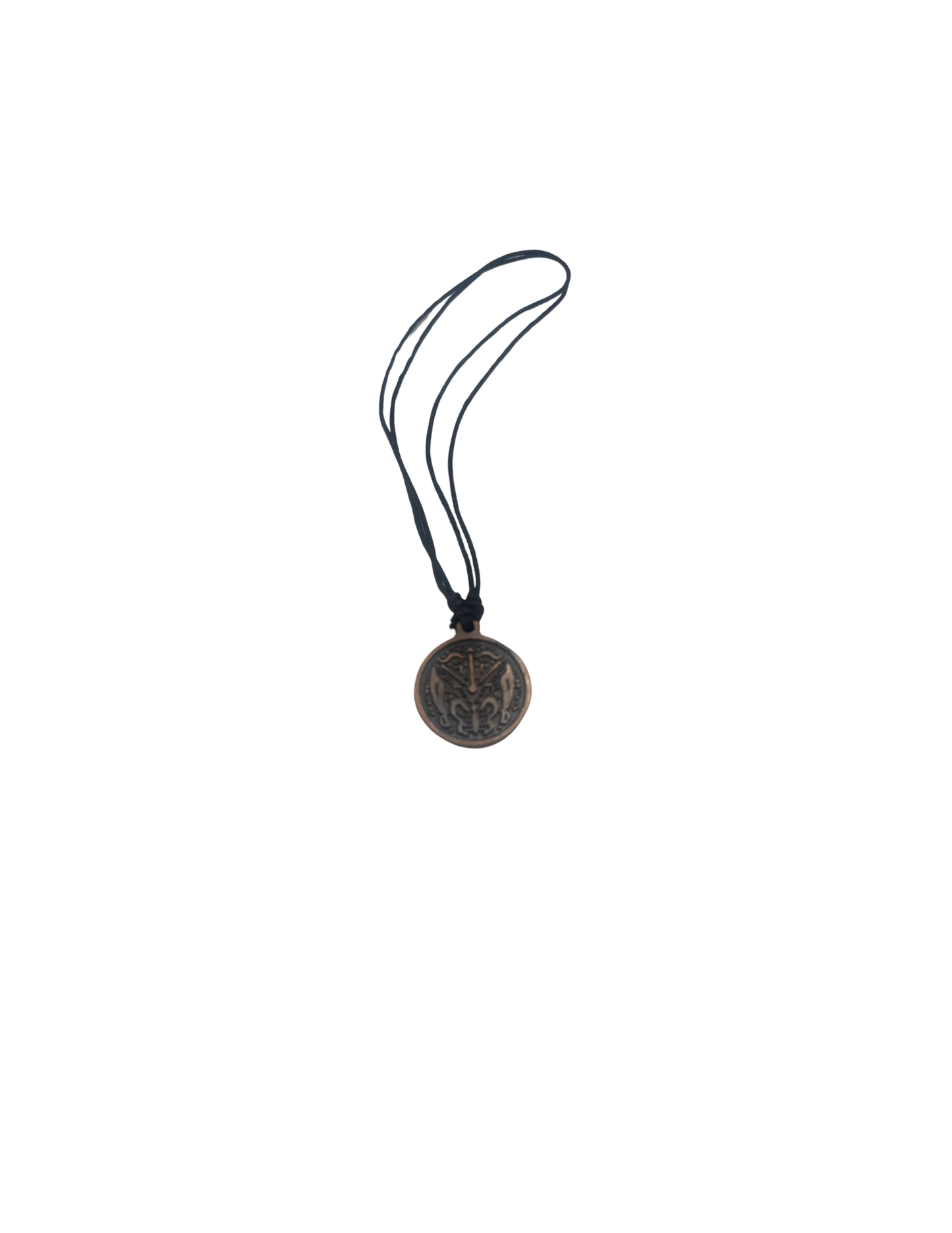 Collar con cuero negro de OSHOSI