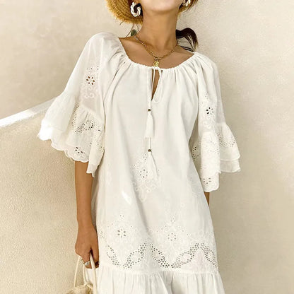 Traje Blanco para Mujer | Estilo Simple y Elegante - L