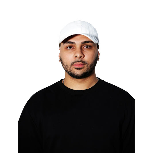 Gorra Blanca de Iyawó | Estilo Béisbol De Hombre en Algodón con Aleros Curvos