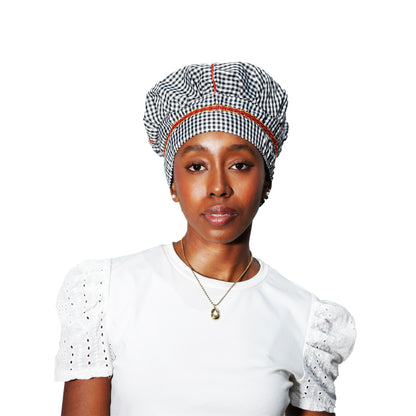 Gorro Tipo Panadero (Quilla) Ritual | Disponible para Yemayá, Oshún, Elegguá, Oggún y Changó - Azul- yemaya