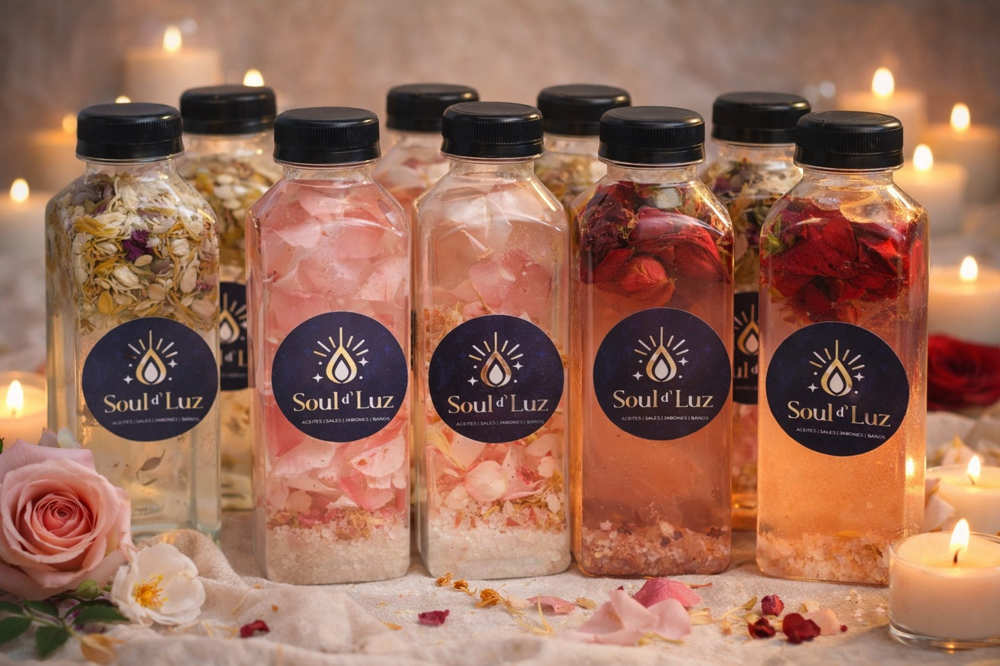 Baños florales Soul d' Luz