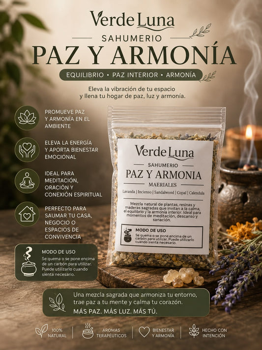 Sahumerio de Calma y Decanso | VerdeLuna