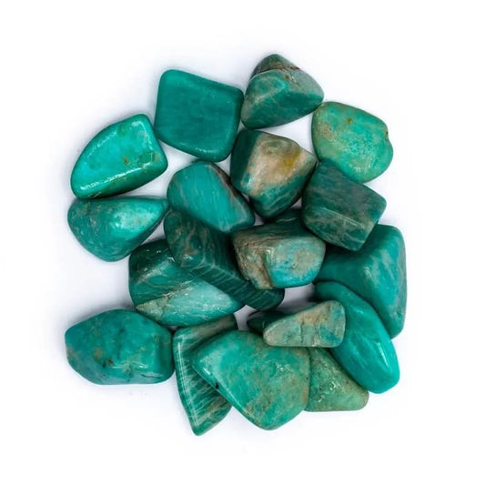 Amazonita en Piedra Pulida - azul