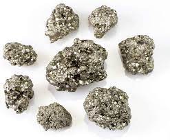 Pirita en Piedra Pulida plata